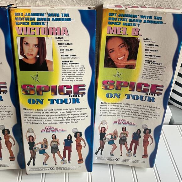 Spice Girls On Tour Mini Dolls & Empty Boxes Galoob 1998 Vintage - Picture 7 of 16
